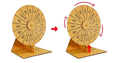 diy roulette wheel|how to make a spinning prize wheel.